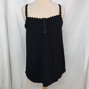 Juicy Couture tank top black 100% modal size M